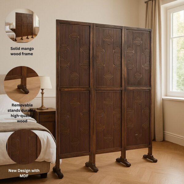 Wooden Room Partition/Screen/Room Divider for Living Room - Image 2