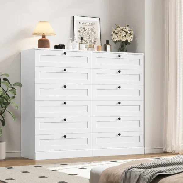 51.6" H Freestanding 6 Drawer Dresser – Tall and Spacious Storage Solution - Image 5