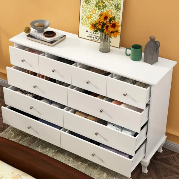 55.1'' W 10-Drawer Dresser – Ample Storage and Stylish Design for Your Home - Image 2