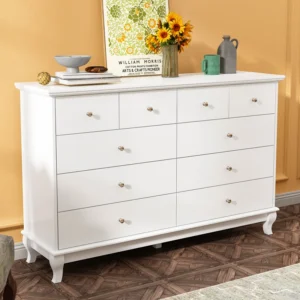 55.1'' W 10-Drawer Dresser – Ample Storage and Stylish Design for Your Home