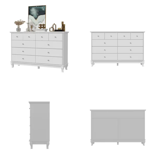 55.1'' W 10-Drawer Dresser – Ample Storage and Stylish Design for Your Home - Image 6