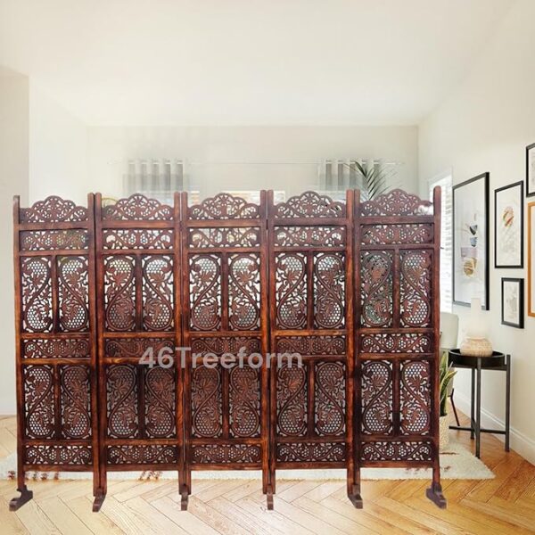 Handcrafted Wooden Partition | Elegant Room Dividers - Image 5