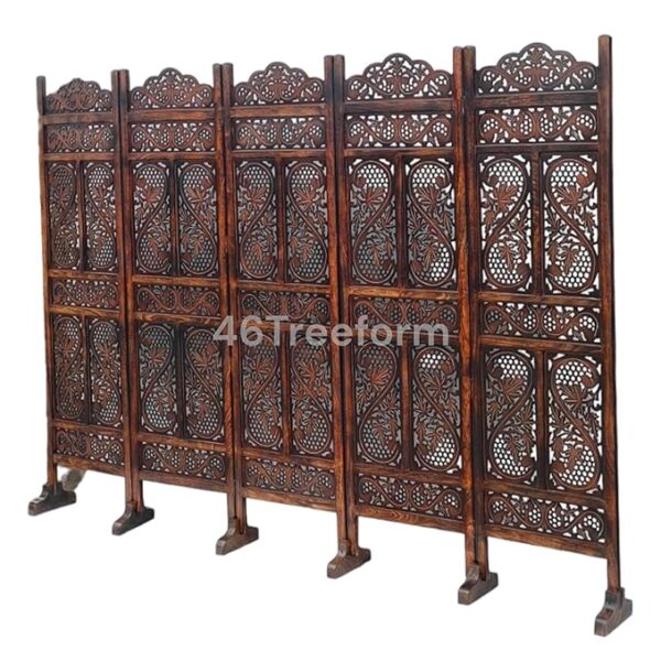 Handcrafted Wooden Partition | Elegant Room Dividers - Image 6