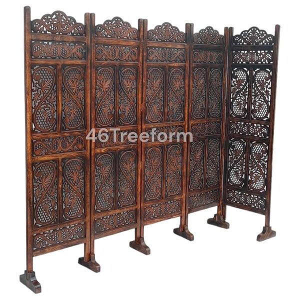 Handcrafted Wooden Partition | Elegant Room Dividers - Image 3