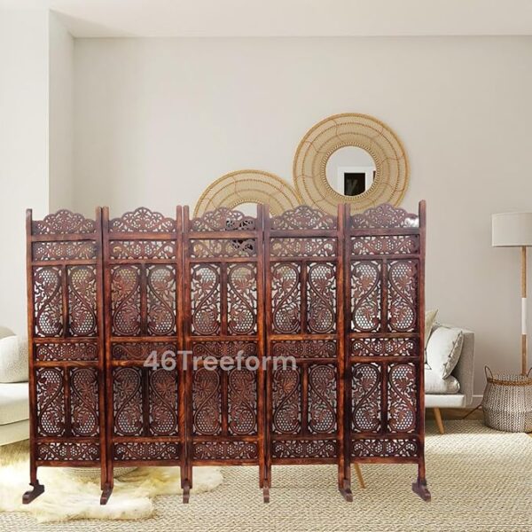 Handcrafted Wooden Partition | Elegant Room Dividers - Image 7