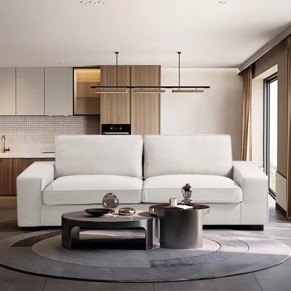 Luxury Modern Upholstered Sofa for Living Room – Couches with Solid Wood Frame - Image 3