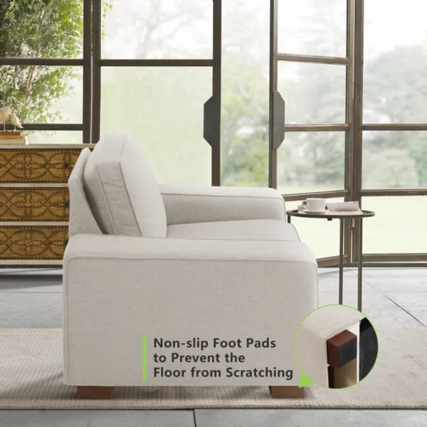 Luxury Modern Upholstered Sofa for Living Room – Couches with Solid Wood Frame - Image 7