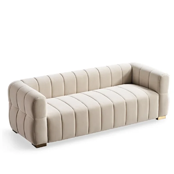 Shop Luxurious Velvet Sofa – Soft, Elegant & Comfortable for Your Living Room - Image 2