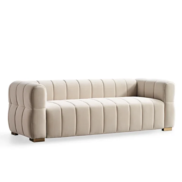 Shop Luxurious Velvet Sofa – Soft, Elegant & Comfortable for Your Living Room - Image 3