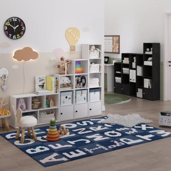 "Aagam Storage Bookcase – Stylish 2-Shelf Wooden Book Rack - Image 4