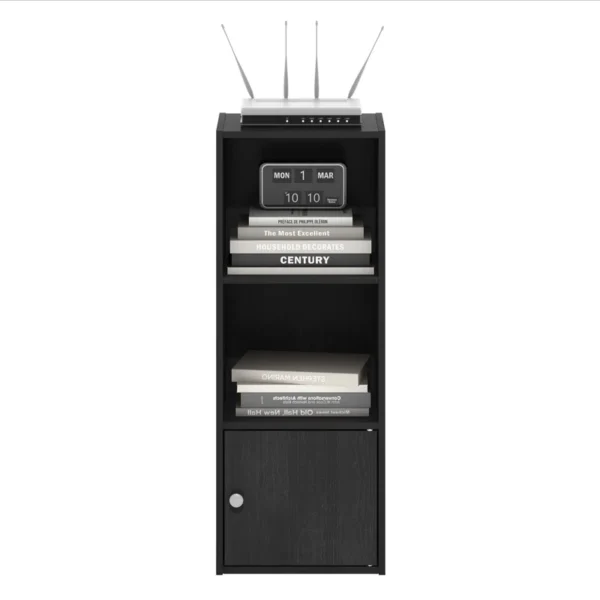 "Aagam Storage Bookcase – Stylish 2-Shelf Wooden Book Rack - Image 7