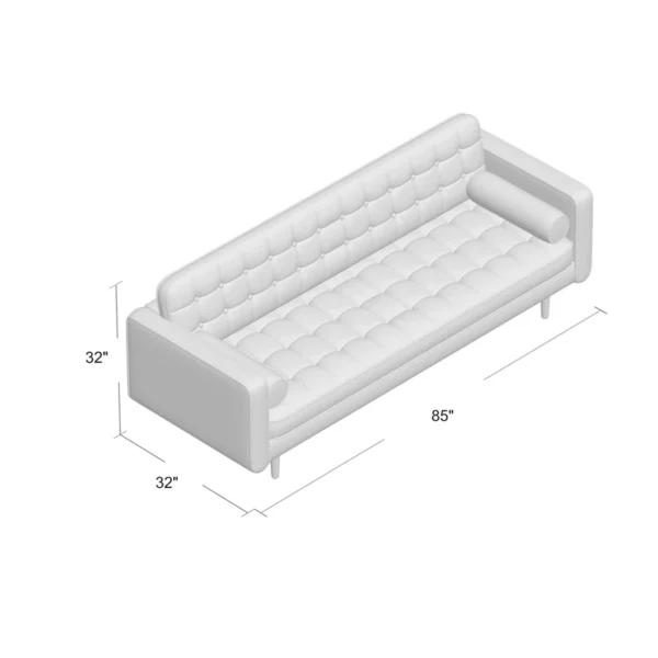 Shop Stylish Upholstered Sofa – Comfortable, Durable & Perfect for Your Living Room - Image 6