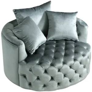 Arnalda Upholstered Swivel Accent Chair | Stylish & Comfortable 360-Degree Swivel Chair for Living Room