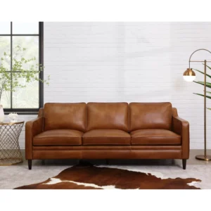 Buy Genuine Leather Square Arm Sofa – Stylish, Durable & Comfortable for Your Home
