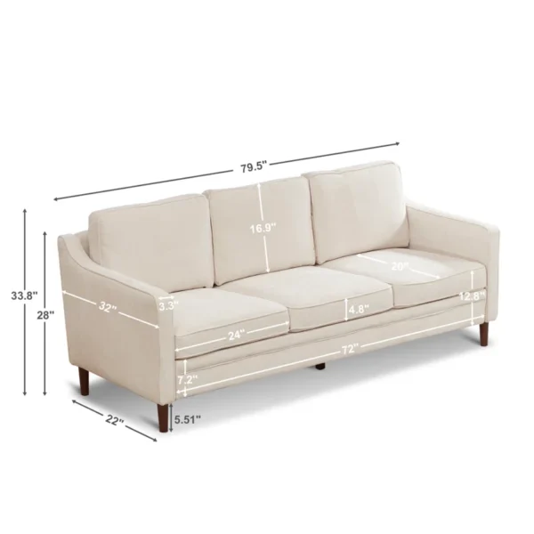 Buy Upholstered Sofa – Comfortable & Stylish Sofas for Your Living Room - Image 5