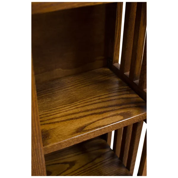Bali Wooden Bookcase – Stylish 5-Shelf Book Rack for Home & Office Storage - Image 4