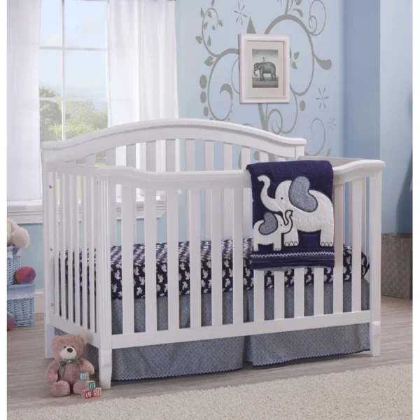 Berkley 4-in-1 Convertible Crib – Durable & Versatile Baby Crib for Growing Families
