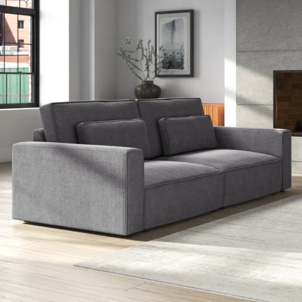Buy Upholstered Wide 4-Seat Sofa – Comfortable, Stylish, and Spacious Sofa for Living Rooms - Image 3