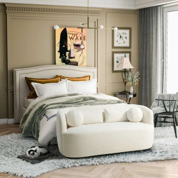 Upholstered Loveseat – Comfortable and Stylish Living Room Seating - Image 4