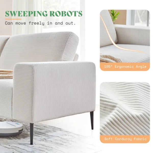Modern Sofa – Comfortable & Stylish Living Room Couch - Image 3