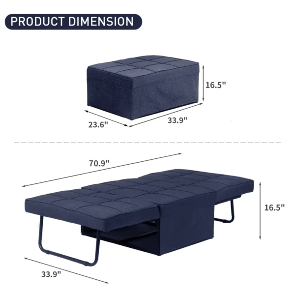 Buy Upholstered Sleeper Sofa – Comfortable, Stylish & Multi-functional for Any Home - Image 3