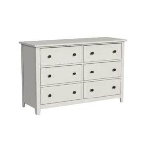 Dewey Solid Wood 52'' W 6-Drawer Dresser – Durable and Stylish Storage Solution