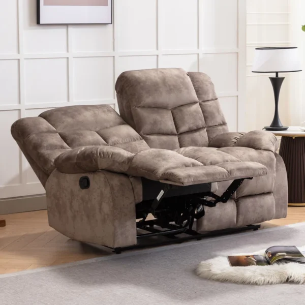 Buy Reclining Loveseat Sofa – Comfortable & Stylish Dual Recliner Seating for Your Home - Image 4