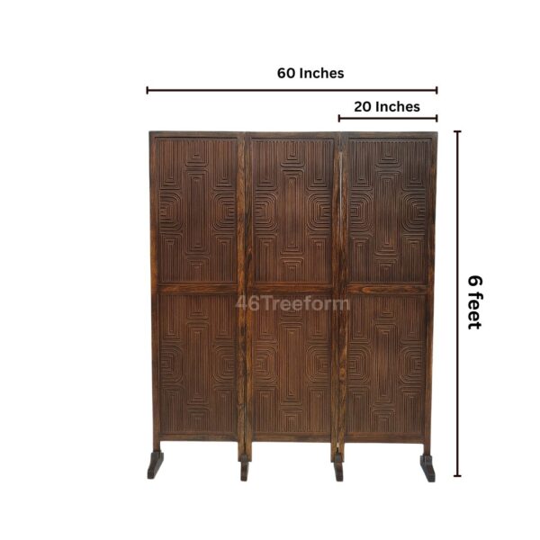 Wooden Room Partition/Screen/Room Divider for Living Room - Image 7