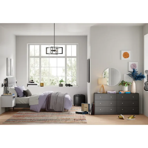Guilford 56.34'' W 6-Drawer Dresser – Spacious and Elegant Storage Solution - Image 4