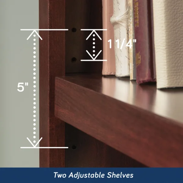 Hartman Bookcase – Stylish Wooden Book Shelf for Home Office and Living Room Storage - Image 4
