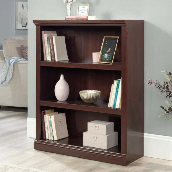 Hartman Bookcase – Stylish Wooden Book Shelf for Home Office and Living Room Storage