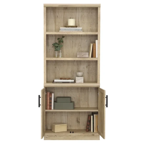 Jaydean Storage Bookcase – 5-Shelf Wooden Book Rack | Bookcase - Image 2
