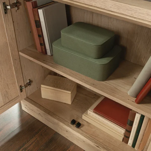 Jaydean Storage Bookcase – 5-Shelf Wooden Book Rack | Bookcase - Image 4