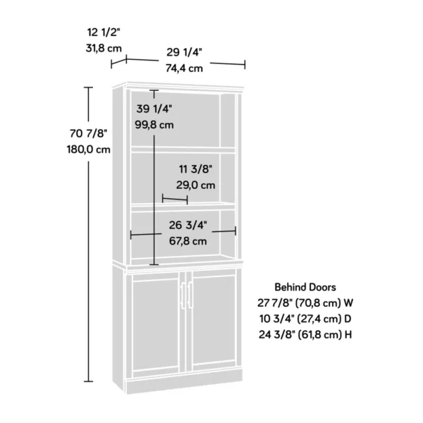 Jaydean Storage Bookcase – 5-Shelf Wooden Book Rack | Bookcase - Image 5