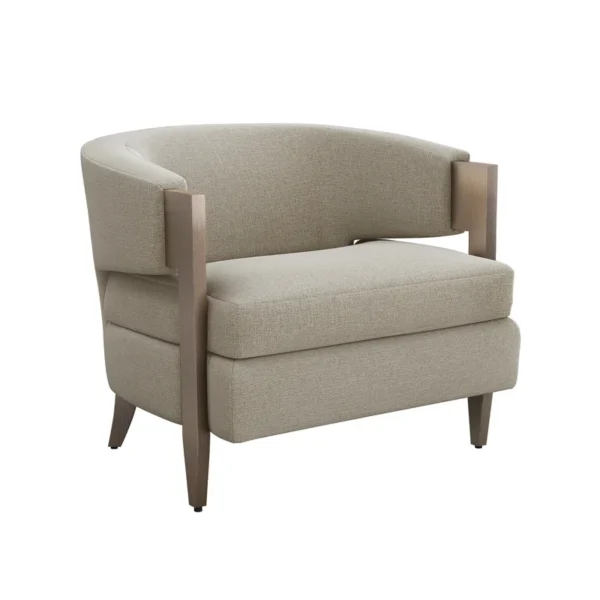 Kelsey Upholstered Barrel Chair | Comfortable and Stylish Accent Chair for Living Room or Bedroom - Image 2