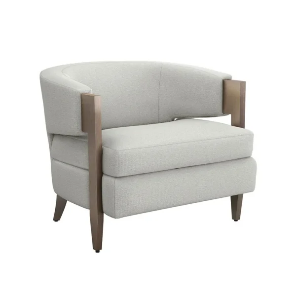 Kelsey Upholstered Barrel Chair | Comfortable and Stylish Accent Chair for Living Room or Bedroom