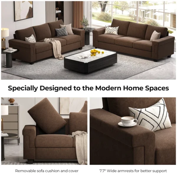 Buy Upholstered Sofa – Comfortable, Stylish & Durable Seating for Every Home - Image 7