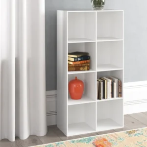 Lakrisha Wooden Bookcase – Shelf Book Rack for Home, Office & Book Storage Solution