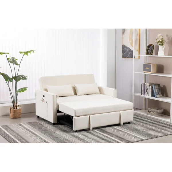 Buy Velvet Sleeper Sofa – Luxurious Comfort & Space-Saving Design for Any Room - Image 4