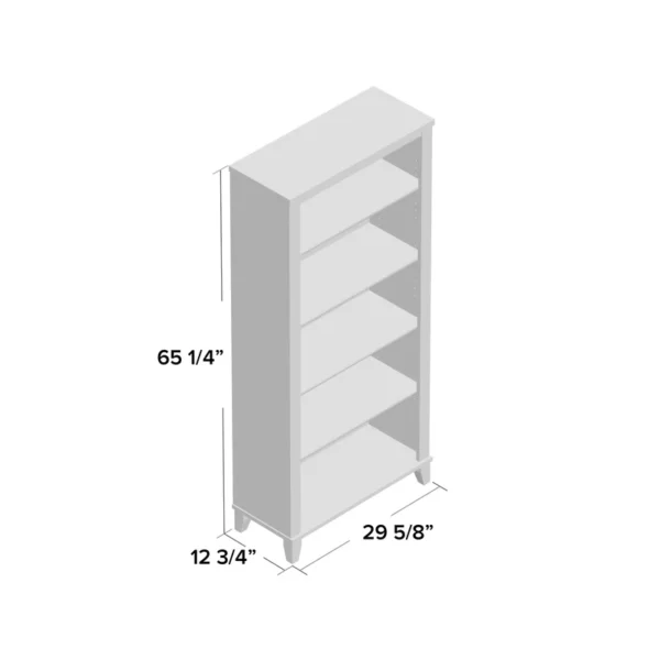 Magomed Bookcase – Modern Wooden Bookshelf for Home Office and Living Room Storage - Image 5