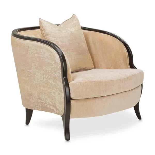 Malibu Crest Upholstered Accent Chair | Stylish & Comfortable Chair for Living Room or Bedroom - Image 2