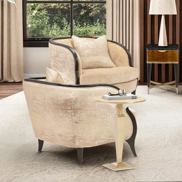Malibu Crest Upholstered Accent Chair | Stylish & Comfortable Chair for Living Room or Bedroom - Image 4