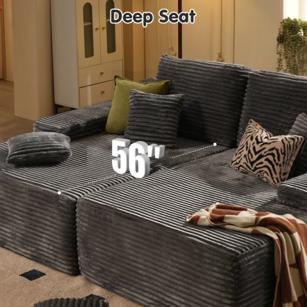 Buy Upholstered Sleeper Sofa with Pillow – Comfortable, Stylish & Space-Saving - Image 5