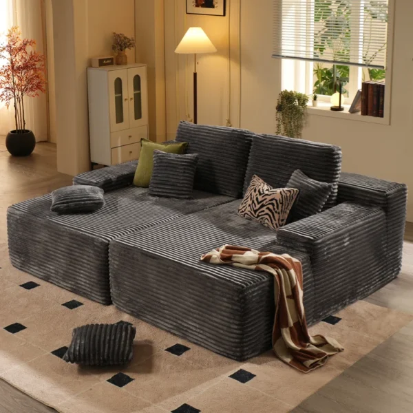 Buy Upholstered Sleeper Sofa with Pillow – Comfortable, Stylish & Space-Saving