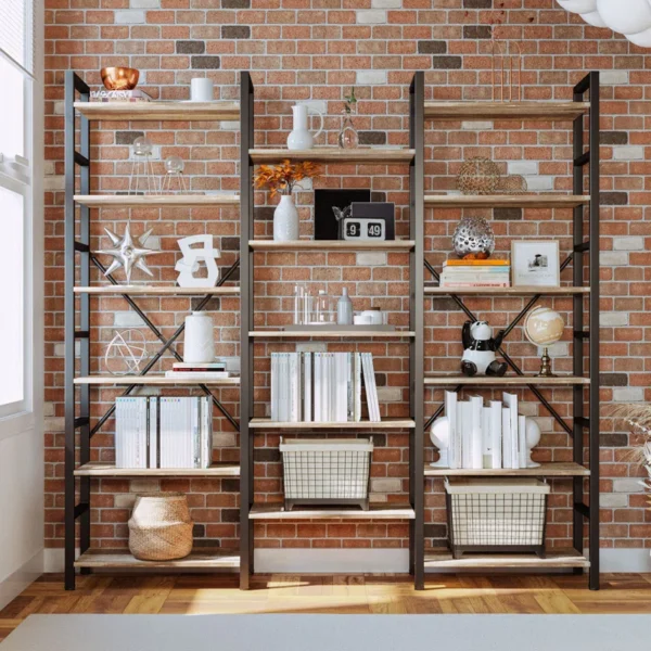 Pieters Etagere Bookcase – Stylish Wooden Display and Storage Shelf - Image 2
