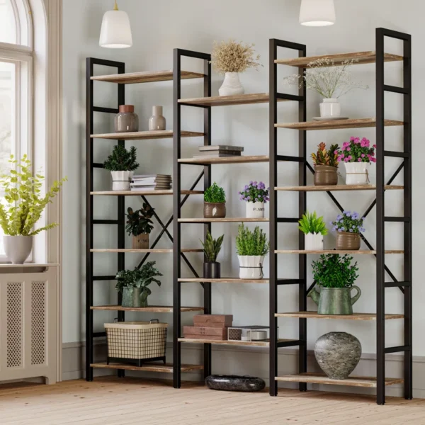 Pieters Etagere Bookcase – Stylish Wooden Display and Storage Shelf - Image 6