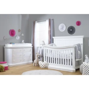 Primo Convertible 2-Piece Nursery Furniture Set – Stylish & Functional Baby Furniture Set