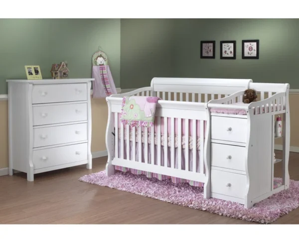 Princeton Crib | Elegant & Safe Baby Crib for Modern Nurseries - Image 3