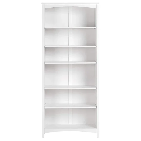 Raniyah Bookcase – Elegant 6-Shelf Wooden Book Rack for Home & Office Storage - Image 2