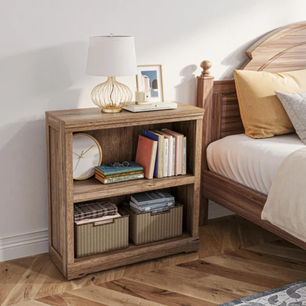 Severus Bookcase – Stylish 5-Shelf Wooden Book Rack for Home